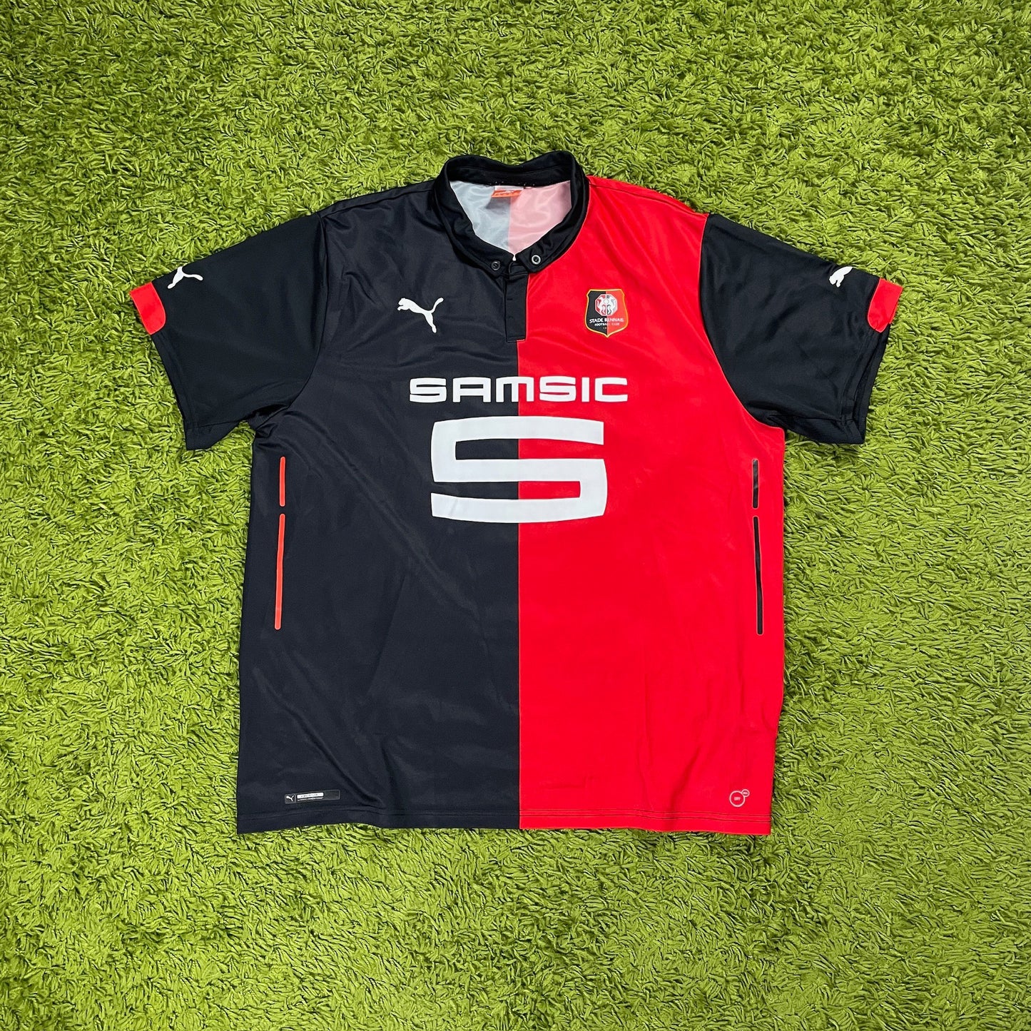 Puma Stade Rennes Trikot schwarz Größe XXL 2014 2015