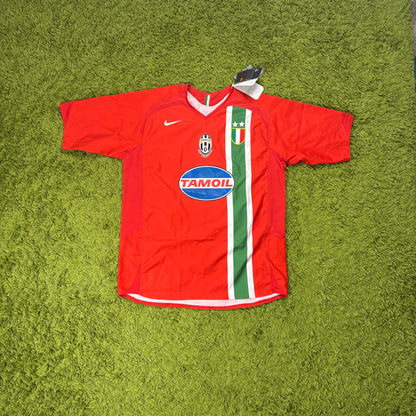 Nike Juventus Turin Nedved Trikot rot Größe L Neu Signiert 2005 2006