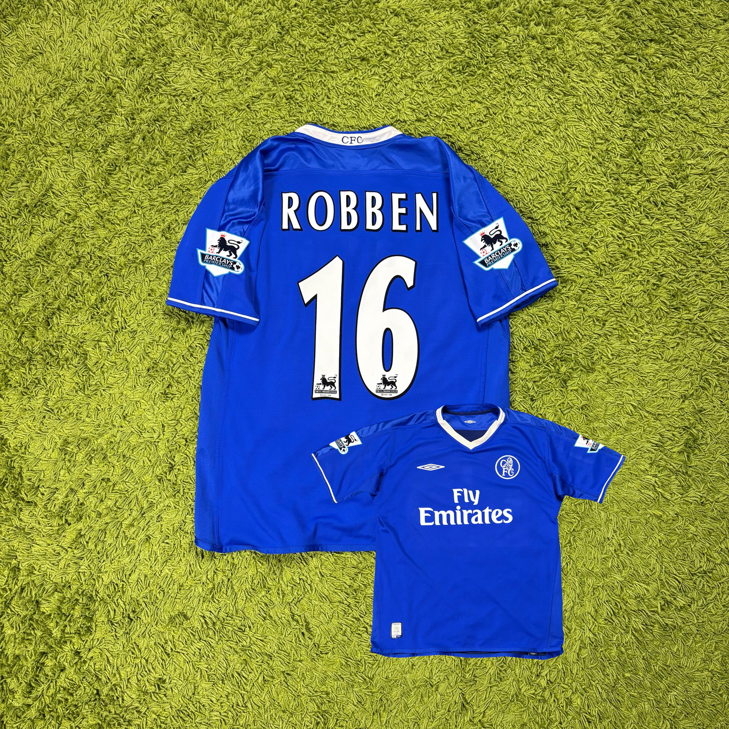 Umbro FC Chelsea Robben Trikot blau Größe M 2003 2005