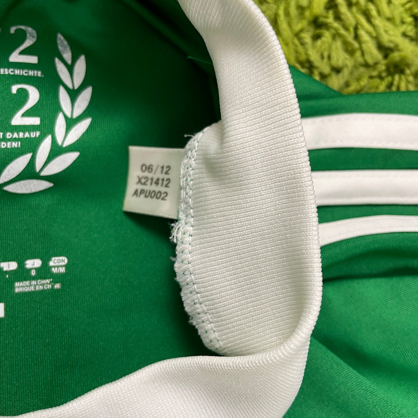 Adidas Deutschland Schweinsteiger Trikot grün Größe M 2012 DFB