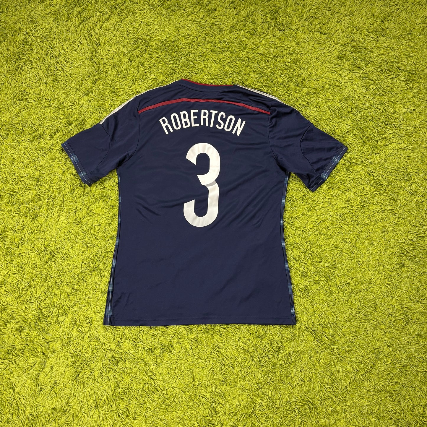 Adidas Schottland Robertson Trikot blau Größe M 2014