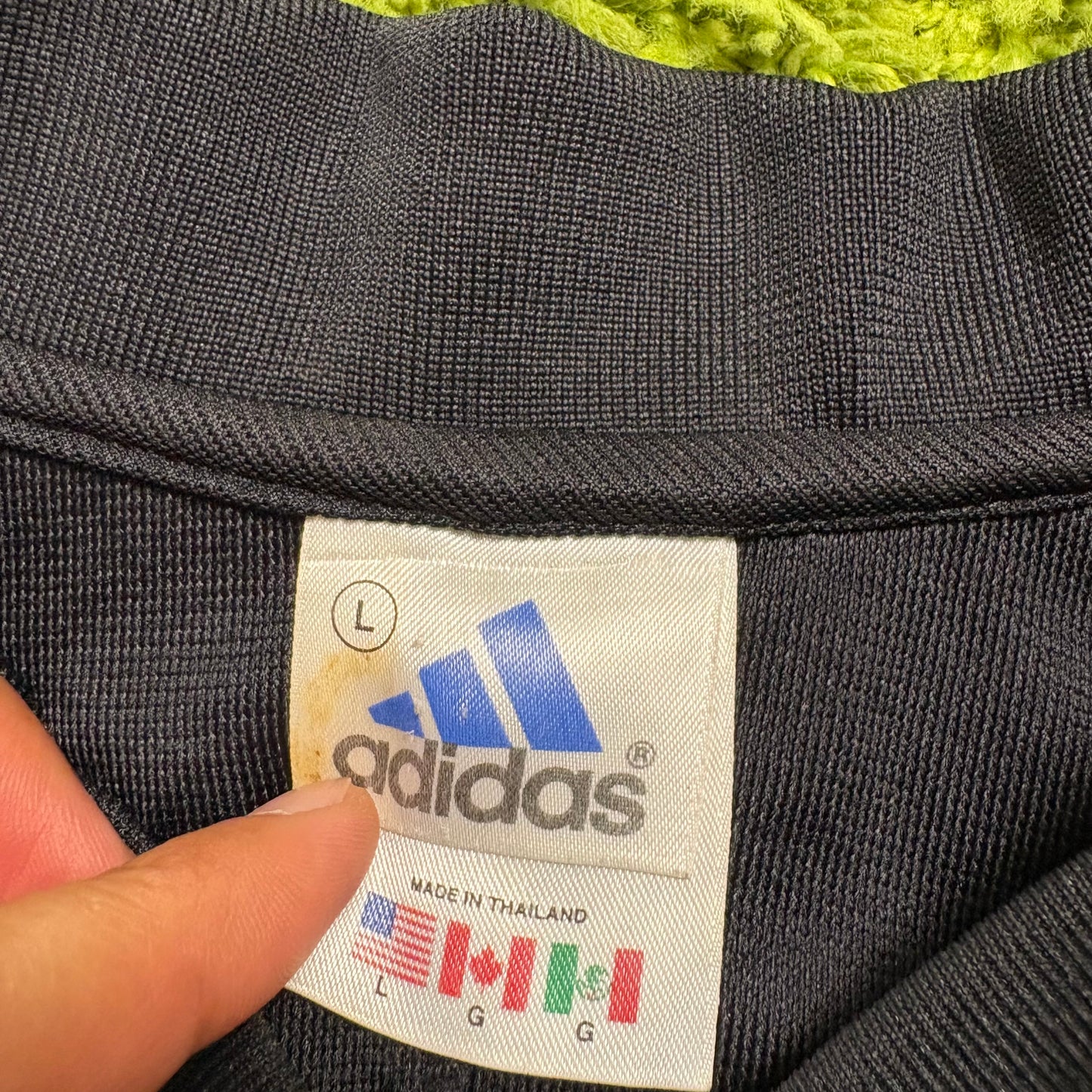 Adidas Columbus Crew McBride Trikot Snicker schwarz Größe L 1999 2000