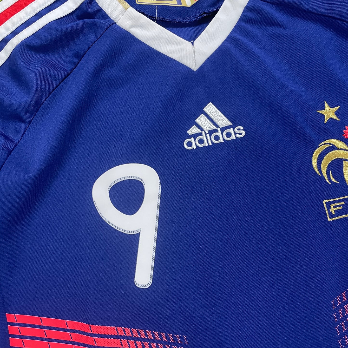 Adidas Frankreich Benzema Trikot blau Größe S 2010