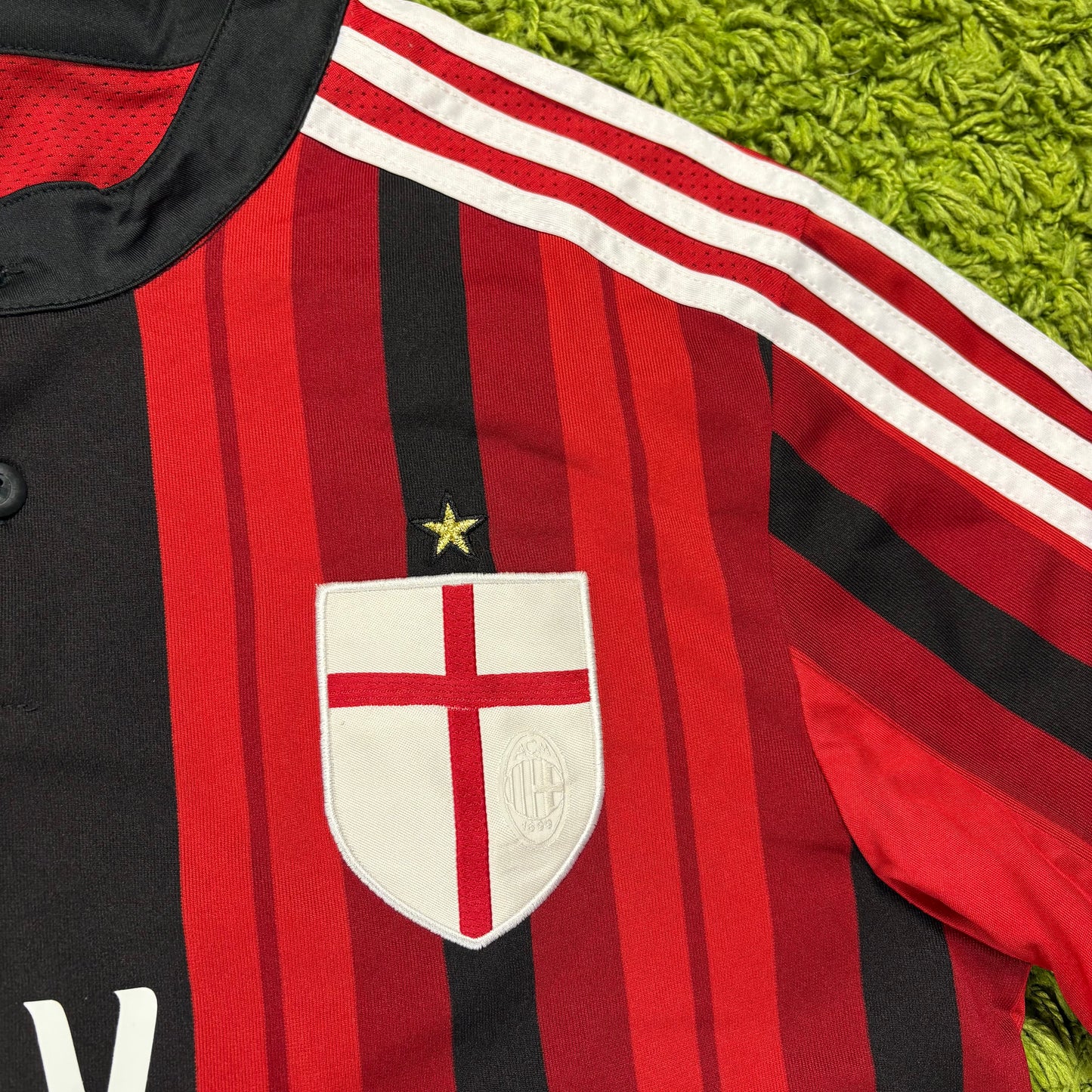 Adidas AC Mailand Milan Van Ginkel Trikot schwarz Größe L 2013 2014
