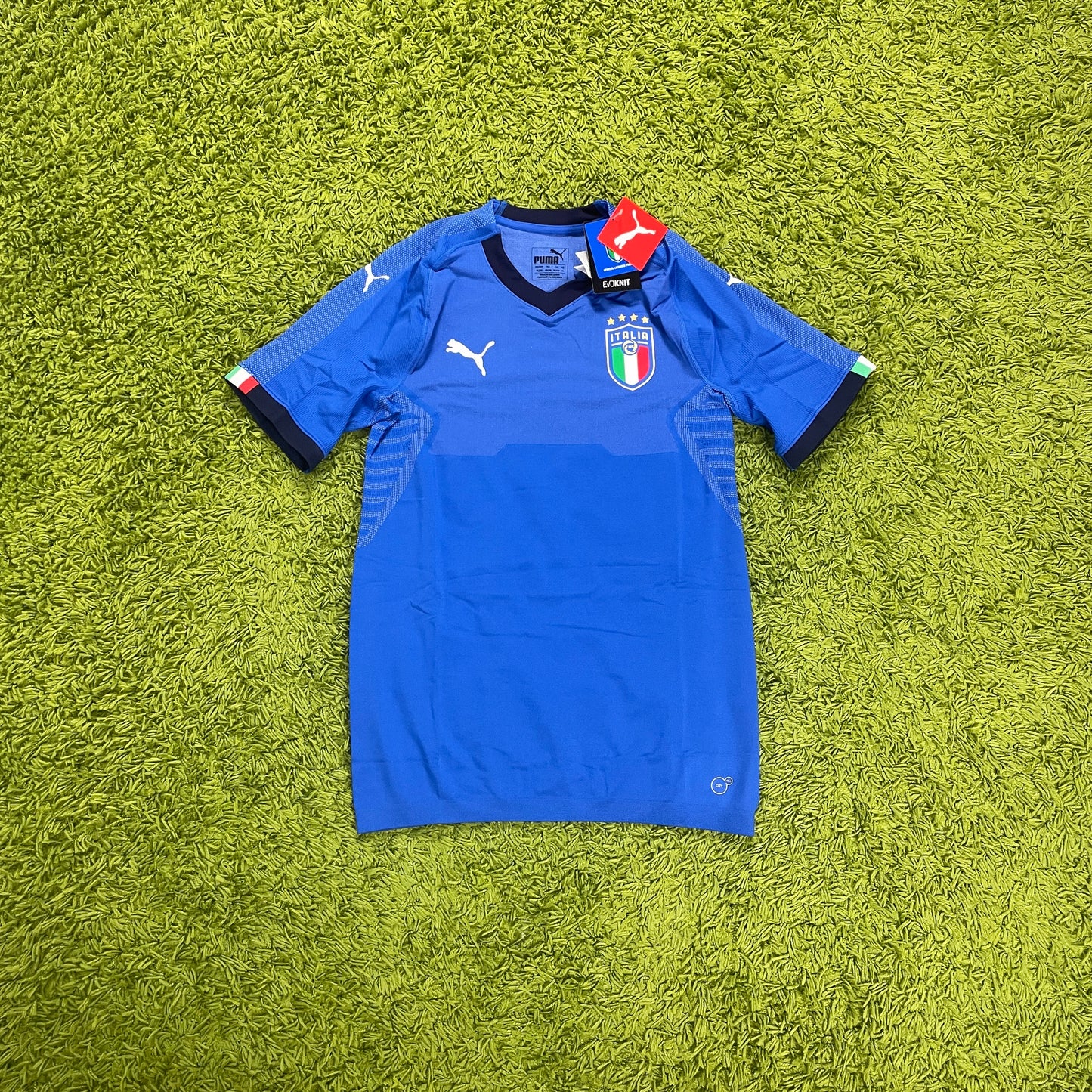 Puma Italien Trikot Spielertrikot blau Größe L 2018