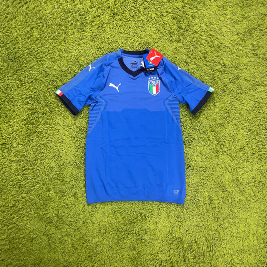 Puma Italien Trikot Spielertrikot blau Größe L 2018