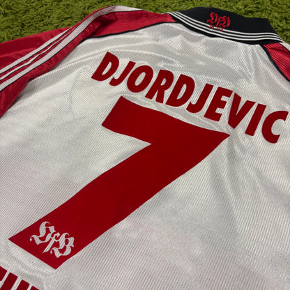 Adidas VFB Stuttgart Djordjevic Trikot Weiß Größe XL 1998 1999