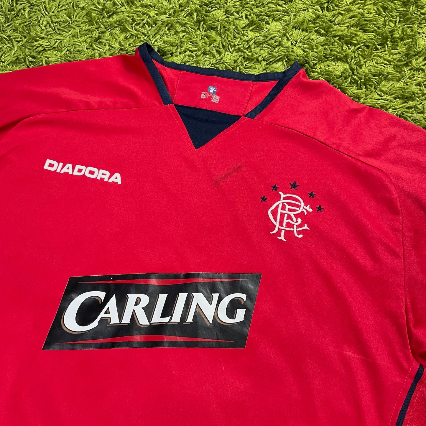 Diadora Glasgow Rangers Trikot rot Größe XL 2004 2005