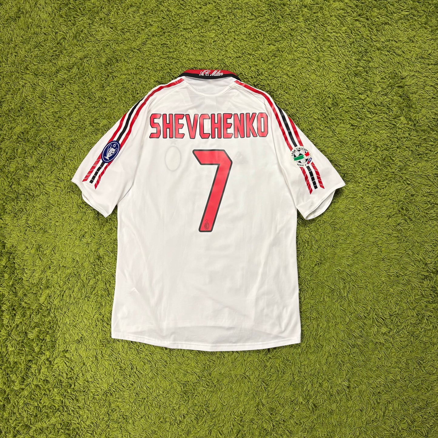 Adidas AC Mailand Milan Shevchenko Trikot Weiß Größe L 2005 2006