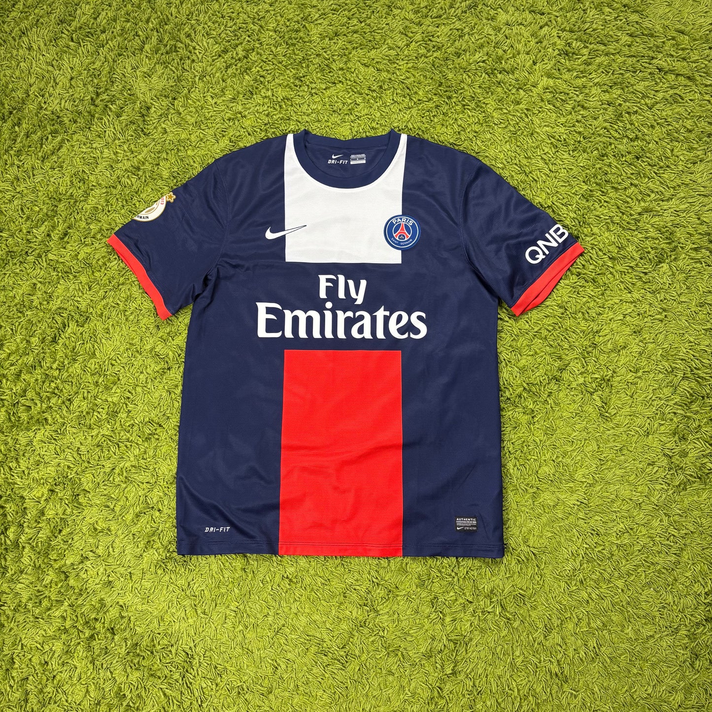 Nike Paris Saint Germain PSG Verratti Trikot blau Größe L 2013 2014