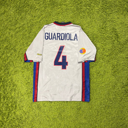 Nike FC Barcelona Guardiola Trikot grau Größe L 1999 2001