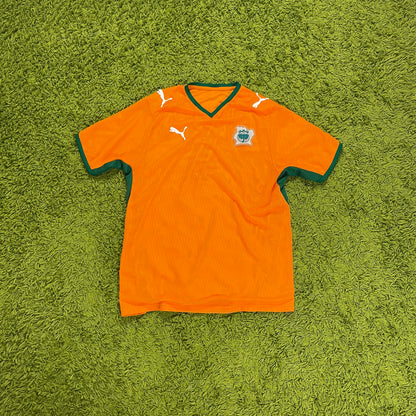 Puma Elfenbeinküste Trikot orange Größe L 2008