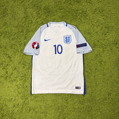 Nike England Rooney Trikot Weiß Größe M 2016