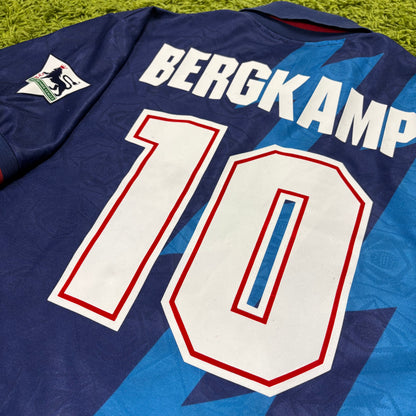 Nike Arsenal FC Bergkamp Trikot blau Größe L 1994 1995