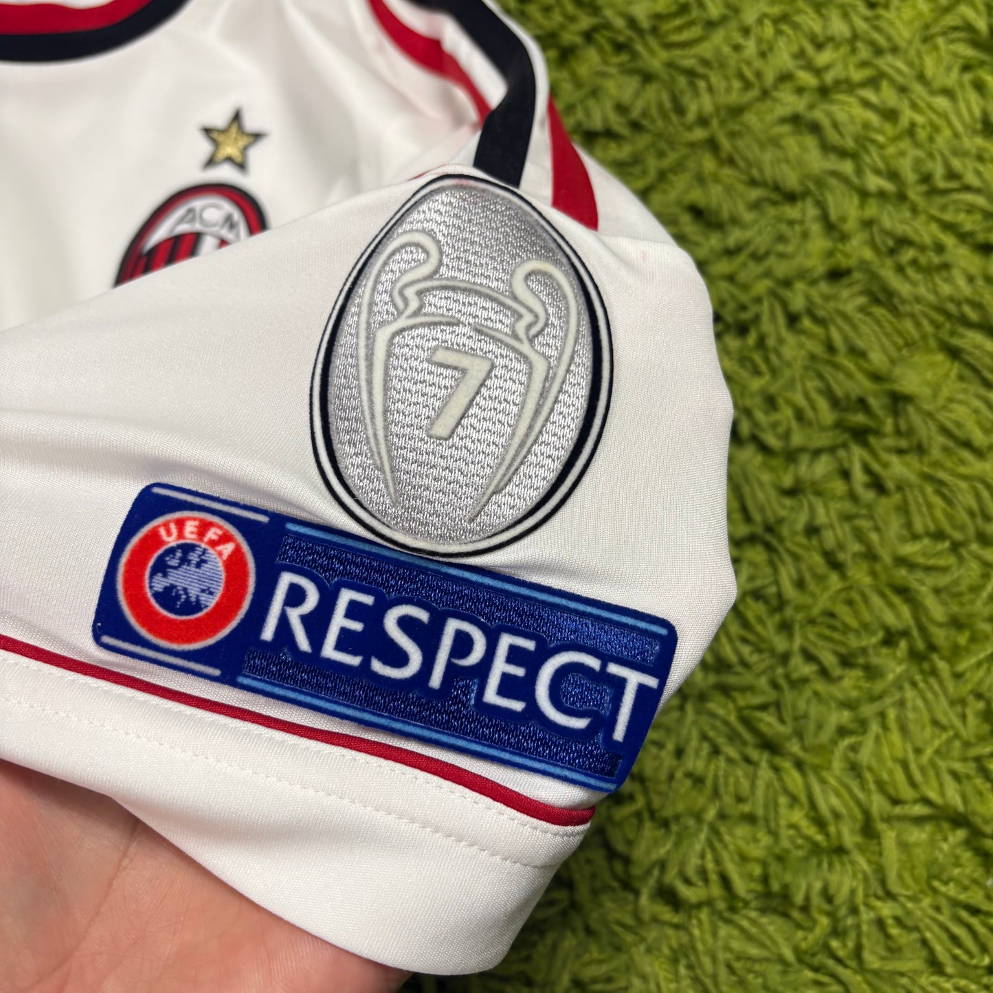 Adidas AC Mailand Milan Nocerino Trikot Weiß Größe M 2012 2013