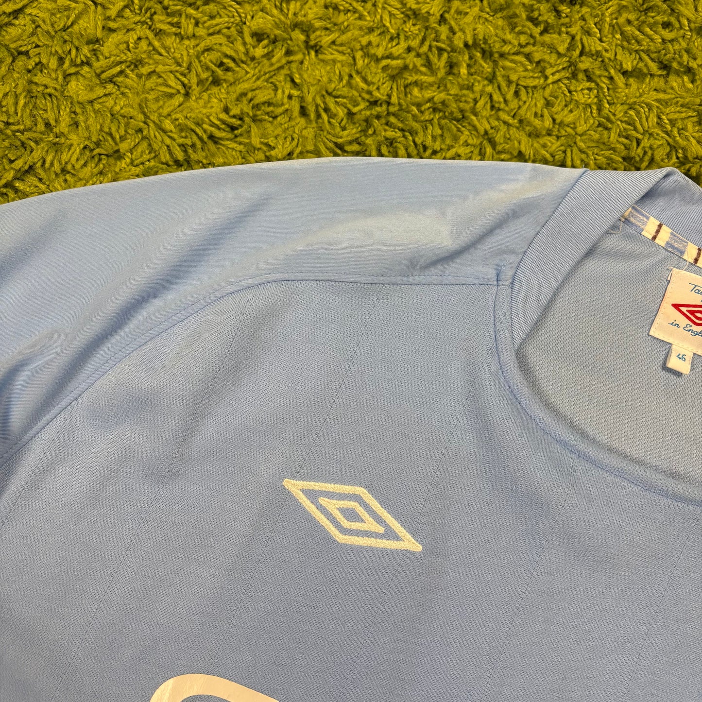 Umbro Manchester City Tevez Trikot blau Größe XXL 2011 2012