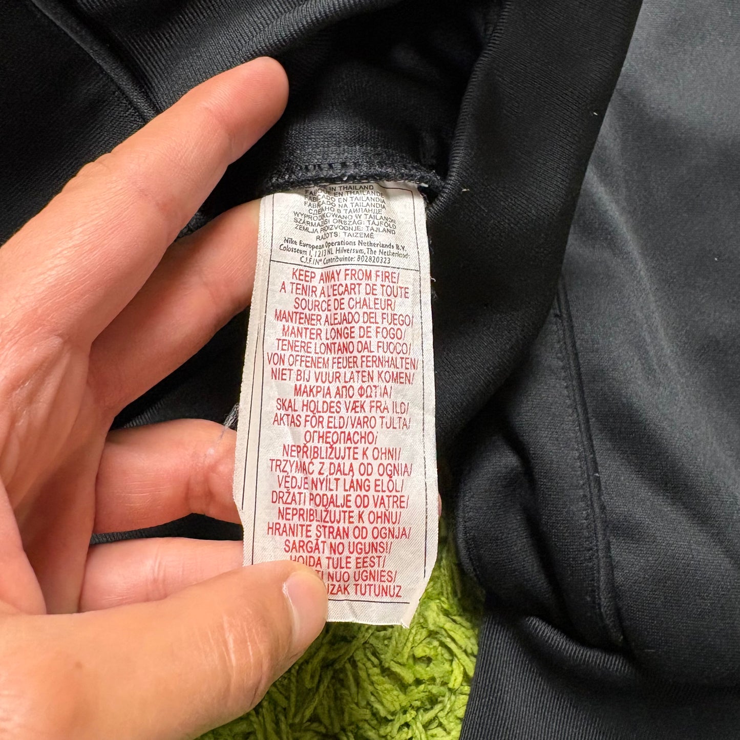 Nike Juventus Turin Trainingsjacke Jacke schwarz Größe XXL