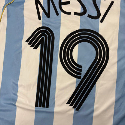Adidas Argentinien Messi Trikot weiß blau Größe XL 2006