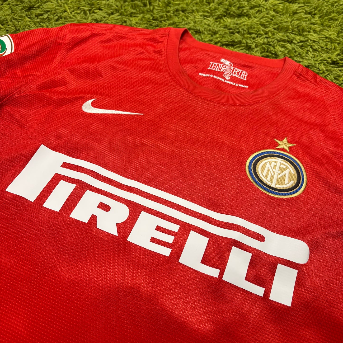 Nike Inter Mailand Milan Trikot Zanetti rot Größe L 2012 2013