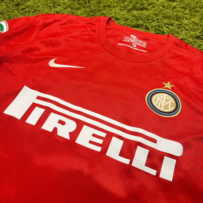 Nike Inter Mailand Milan Trikot Zanetti rot Größe L 2012 2013