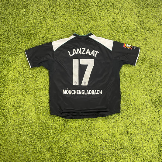 Reebok Borussia Mönchengladbach Lanzaat Trikot schwarz Größe XXL   2001 2002