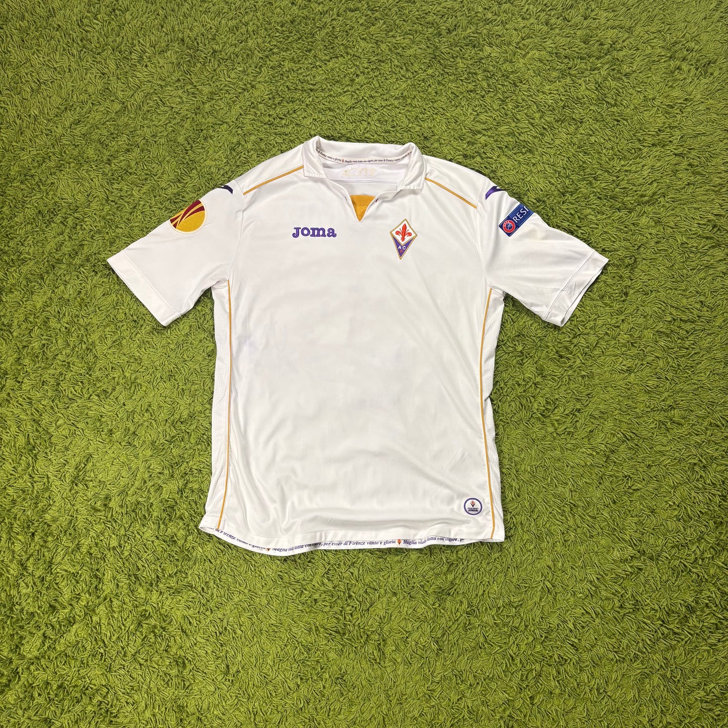 Joma AC Florenz Fiorentina Gomez Mario Trikot Weiß Größe XL 2013 2014