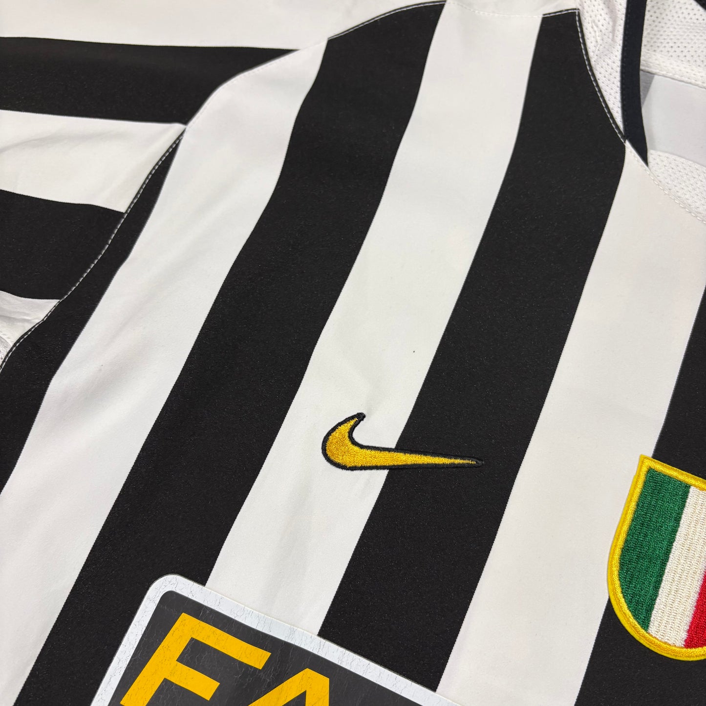 Nike Juventus Turin Nedved Trikot Weiß schwarz Größe XL 2003 2004