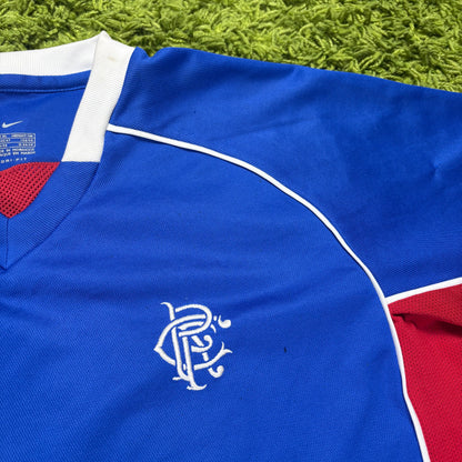 Nike Glasgow Rangers Trikot blau Größe XL 2001 2002