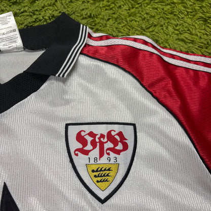 Adidas VFB Stuttgart Djordjevic Trikot Weiß Größe XL 1998 1999