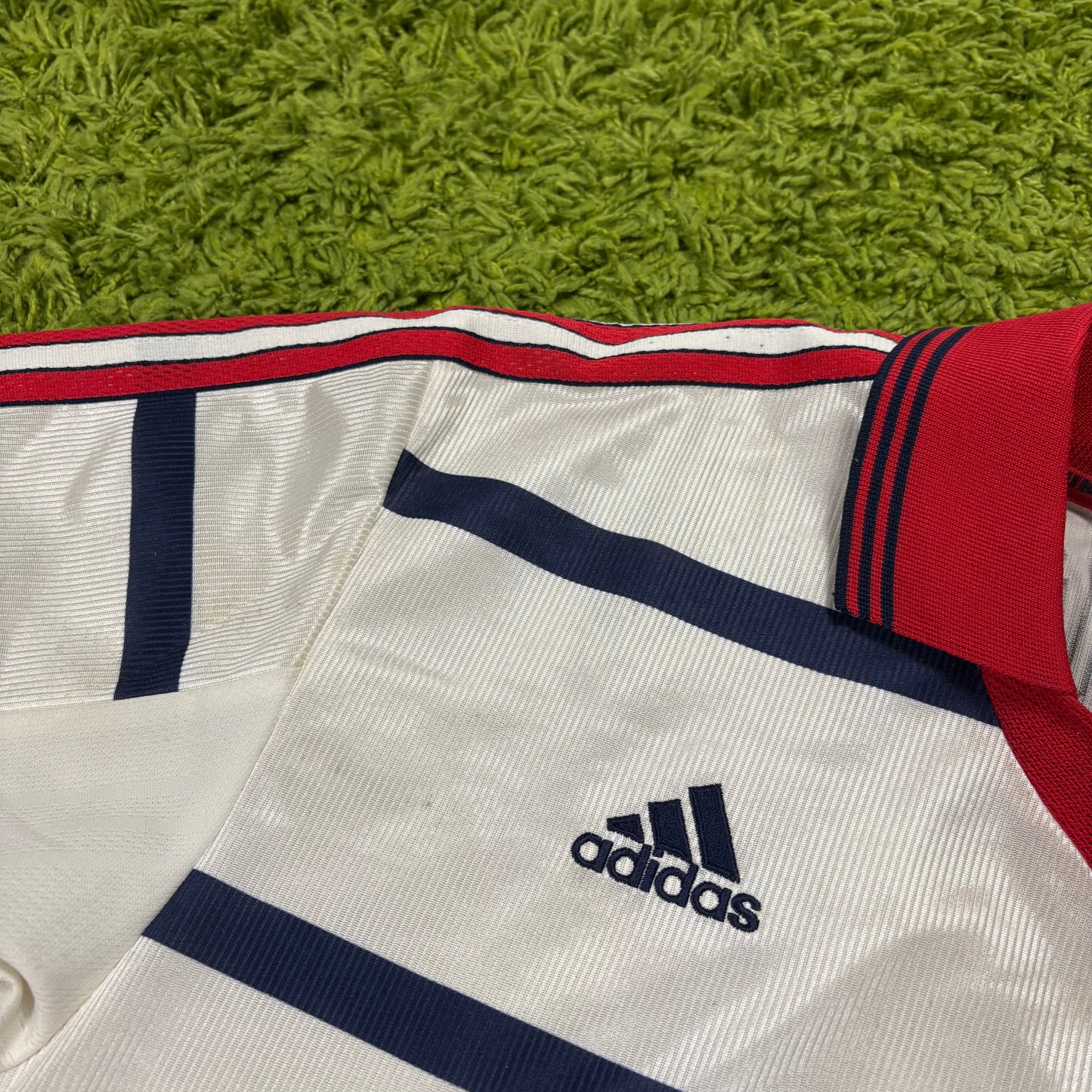 Adidas Fc Bayern München Scholl Trikot Weiß Größe M 1998 2000