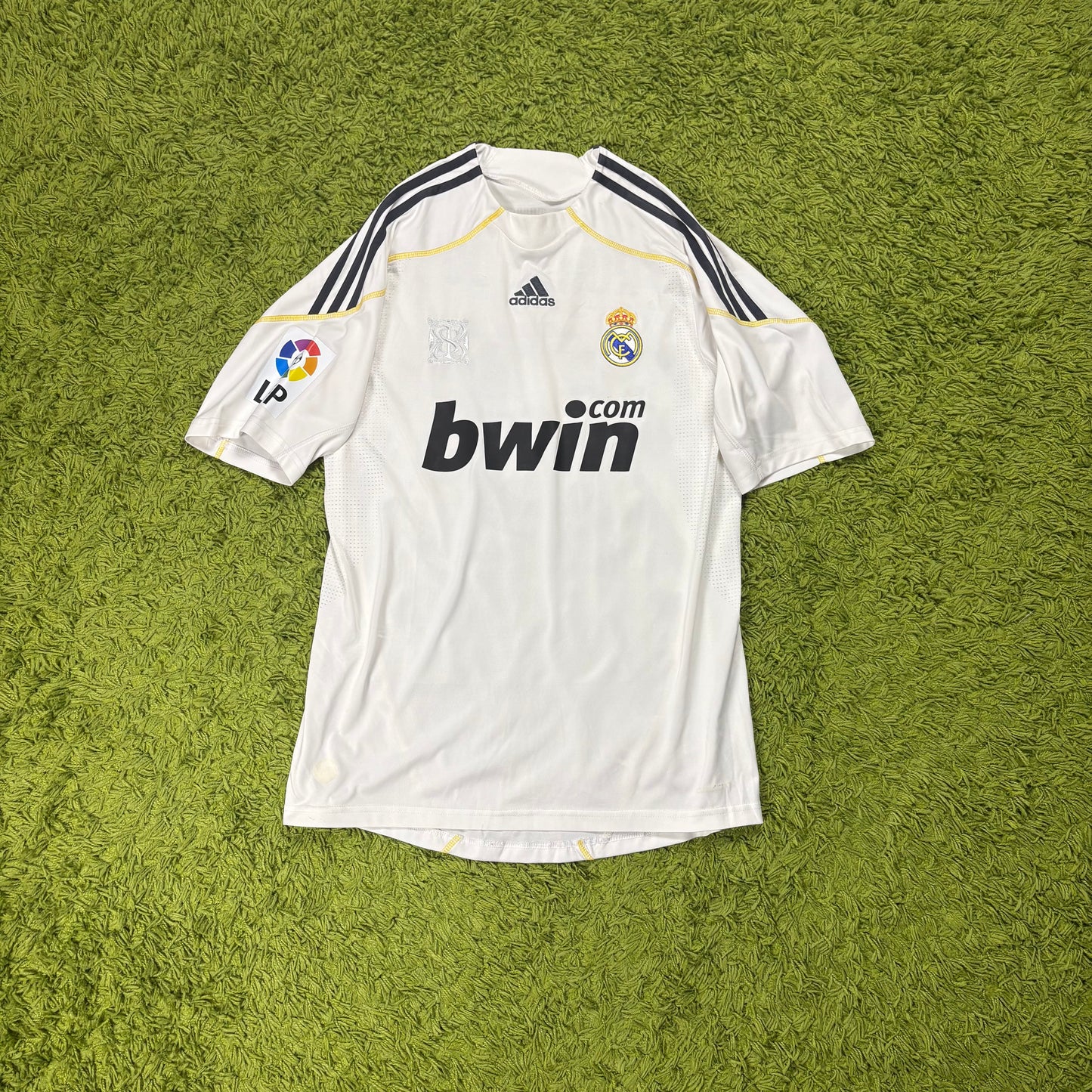 Adidas Real Madrid CR7 Ronaldo Trikot Weiß Größe L 2009 2010