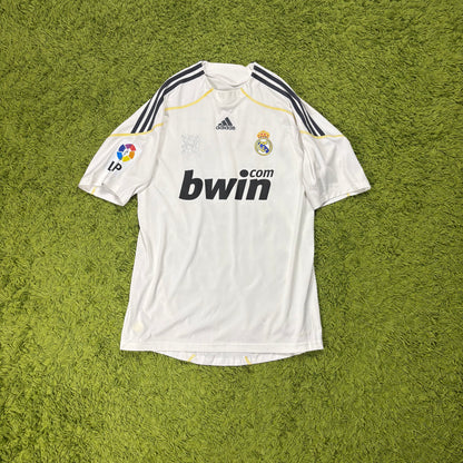 Adidas Real Madrid CR7 Ronaldo Trikot Weiß Größe L 2009 2010