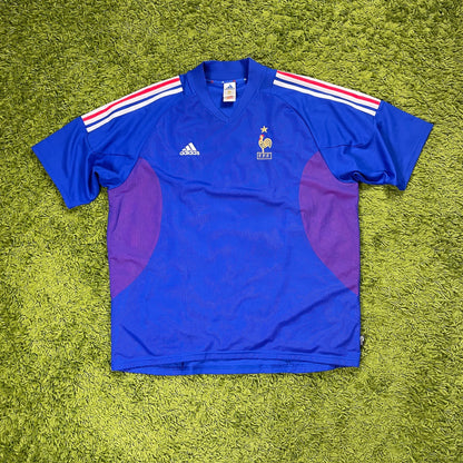 Adidas Frankreich Trikot Größe XXL blau 2002