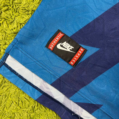 Nike Arsenal FC Bergkamp Trikot blau Größe L 1994 1995