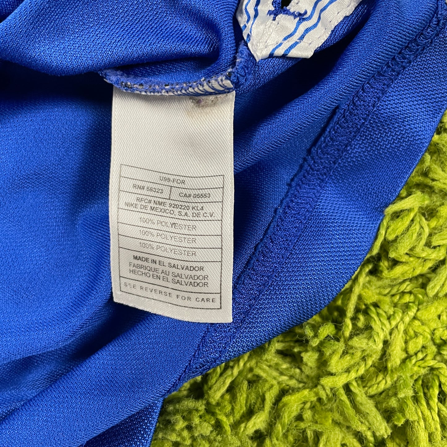 Nike Brasilien Trikot blau Größe S 1998