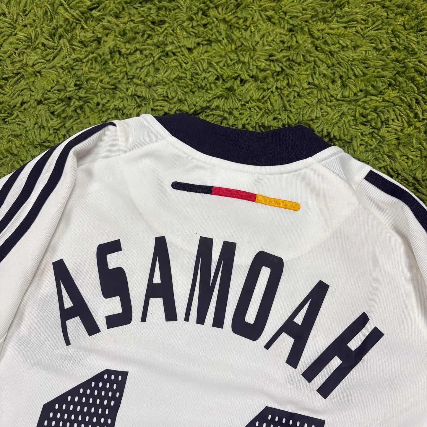 Adidas Deutschland DFB Asamoah Trikot Weiß Größe M 2002