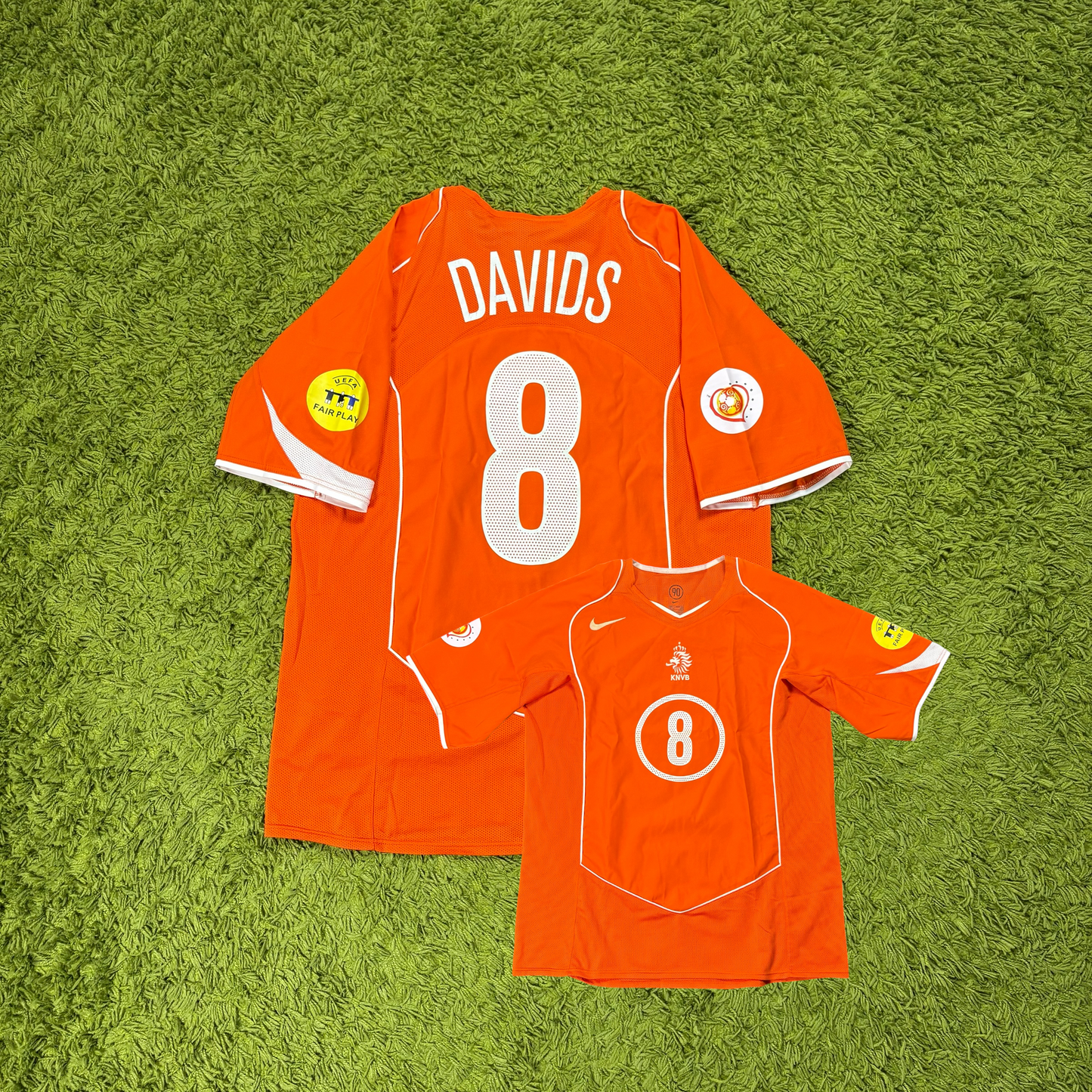 Nike Holland Niederlande Davids Trikot Orange Größe L 2004
