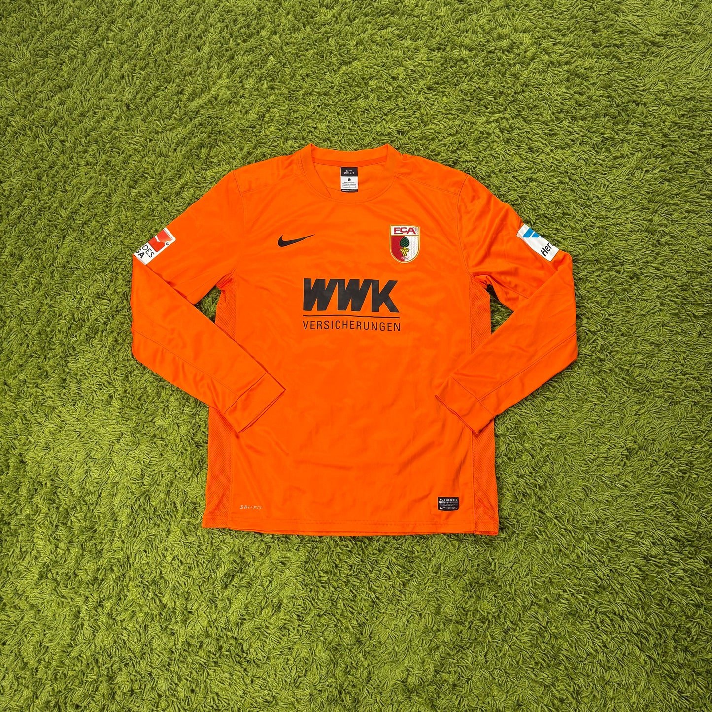 Nike FC Augsburg Trikot Gelios Orange Größe L 2016 2017