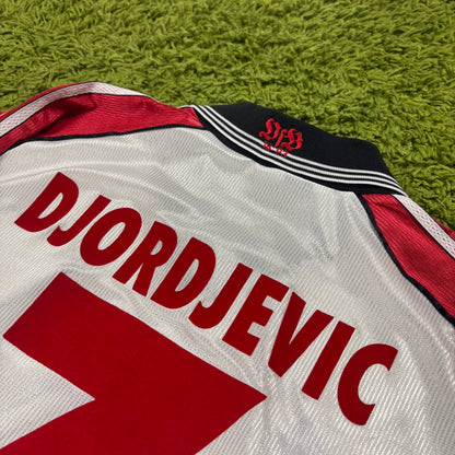 Adidas VFB Stuttgart Djordjevic Trikot Weiß Größe XL 1998 1999