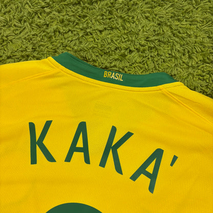 Nike Brasilien Trikot Kaka gelb Größe L 2008