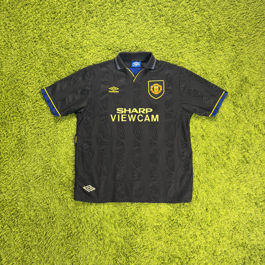 Umbro Manchester United Trikot schwarz Größe XXL 1993 1995