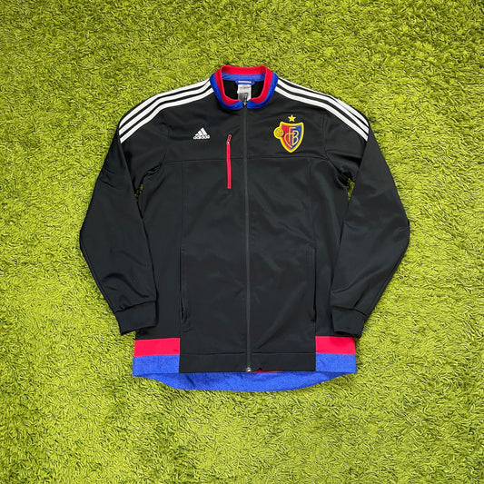 Adidas Fc Basel Trainingsjacke Jacke schwarz Größe L