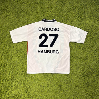 Uhlsport Hamburger SV HSV Cardoso Trikot Weiß Größe XL 1996 1997