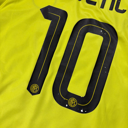 Nike Inter Mailand Milan Jovetic Trikot Gelb Größe M 2015 2016