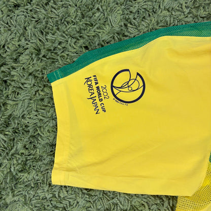 Nike Brasilien Ronaldo Trikot Gelb Größe M 2002 Player Version Spielertrikot