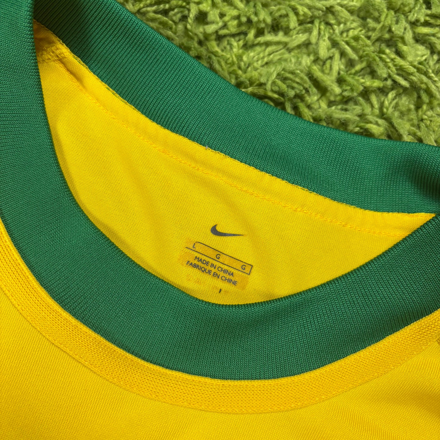 Nike Brasilien Trikot Gelb Größe L 2000 2002 Brazil Brasil
