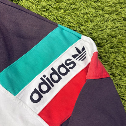 Adidas Italien Coppa Del Mondo Trainingsanzug Tracksuit grau 1990 Größe M