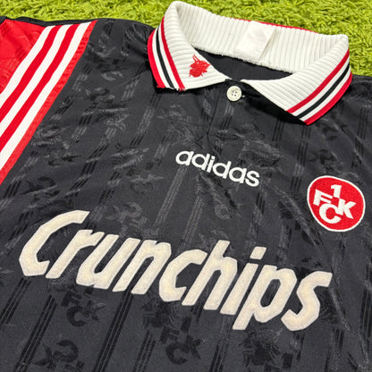 Adidas 1. FC Kaiserslautern Crunchips Trikot schwarz Größe XXL 1996 1997