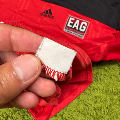 Adidas Guingamp Trikot rot schwarz Größe XL 2000 2001