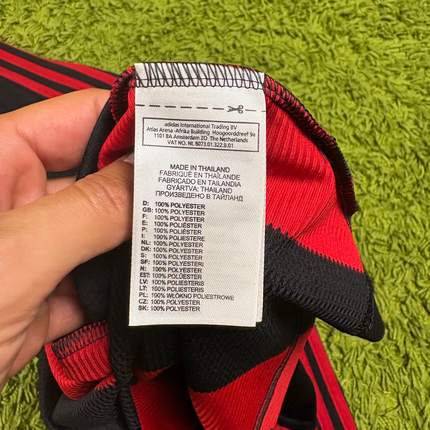 Adidas AC Mailand Ibrahimovic Milan Trikot rot schwarz Größe XL 2010 2011 Neu mit Etikett